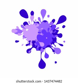 Abstract Illustration Of A Colorful Ink Splash 