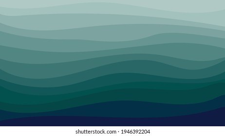 Abstract illustration of a colorful sea with waves for background