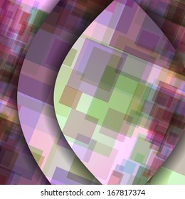 Abstract illustration, colorful square composition.