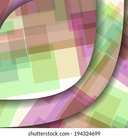 Abstract illustration, colorful square composition.