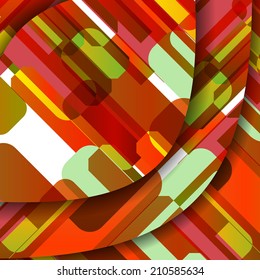 Abstract illustration, colorful square composition.