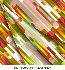 Abstract illustration, colorful square composition.