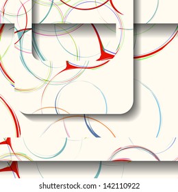 Abstract illustration, colorful swirl composition.