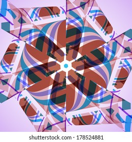 Abstract illustration, colorful swirly background, digital composition.
