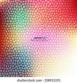 Abstract illustration with colorful vector background....