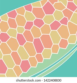 Abstract Illustration of Corn on the Cob