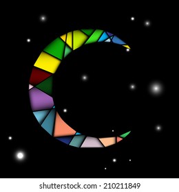 Abstract Illustration Crescent