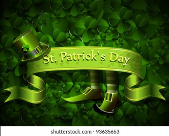 abstract illustration to the day of saint Patrick