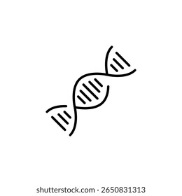 Abstract Illustration Of A Deoxyribonucleic Acid With A Transparent Background