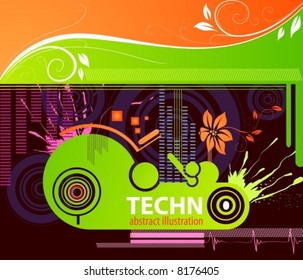 Abstract illustration for design and background.