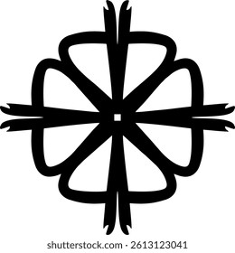 abstract illustration design black on white background 