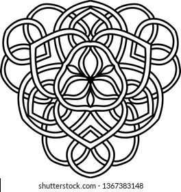 Abstract illustration. Design element. Keltic motifs.