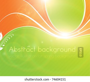 Abstract illustration for design. Floral pattern for background.
