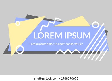 Abstract illustration design modern banner backdrop background vector cool download