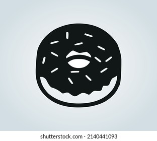 abstract illustration of donuts for food products