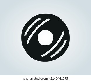 abstract illustration of donuts for food products