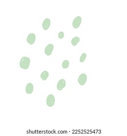 Abstract illustration with doodle freeform shapes for wallpaper design. Geometric shape. Minimalist style vector print