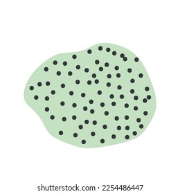 Abstract illustration with doodle freeform shapes for wallpaper design. Geometric shape. Minimalist style vector print