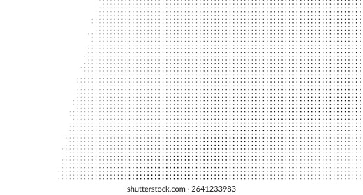 Abstract illustration dotted halftone gradient texture. Vanishing polka dot background simple abstract