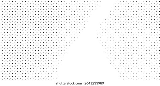 Abstract illustration dotted halftone gradient texture. Vanishing polka dot background simple abstract modern