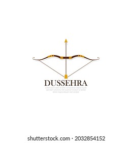 ilustración abstracta de dussehra. vector