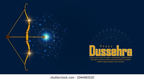 abstract illustration of dussehra. vector