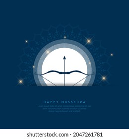 Abstract Illustration Of Dussehra. Vector.