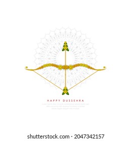 abstract illustration of dussehra. vector