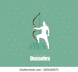 abstract illustration of dussehra. vector