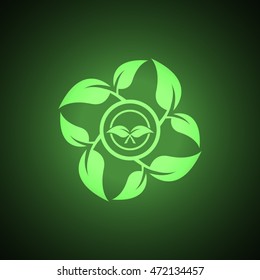 Abstract illustration - eco lifestyle concept