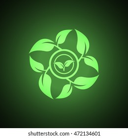 Abstract illustration - eco lifestyle concept