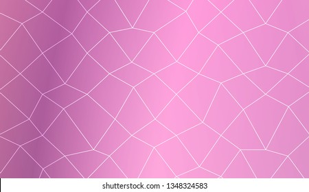 Abstract illustration with an elegant polygonal. Bright background for poster, banner, flyer. Vector illustration. Creative gradient color