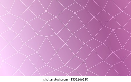 Abstract illustration with an elegant polygonal. Bright background for poster, banner, flyer. Vector illustration. Creative gradient color