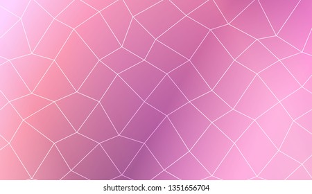 Abstract illustration with an elegant polygonal. Bright background for poster, banner, flyer. Vector illustration. Creative gradient color