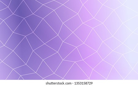 Abstract illustration with an elegant polygonal. Bright background for poster, banner, flyer. Vector illustration. Creative gradient color