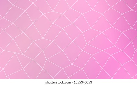 Abstract illustration with an elegant polygonal. Bright background for poster, banner, flyer. Vector illustration. Creative gradient color