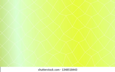 Abstract illustration with an elegant polygonal mesh . Bright background for poster, banner, flyer. Vector illustration. Creative gradient color