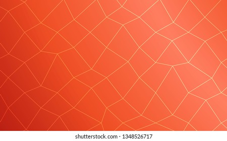 Abstract illustration with an elegant polygonal mesh . Bright background for poster, banner, flyer. Vector illustration. Creative gradient color