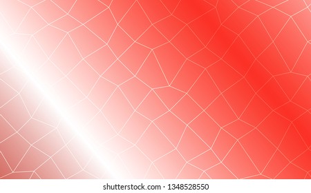 Abstract illustration with an elegant polygonal mesh . Bright background for poster, banner, flyer. Vector illustration. Creative gradient color