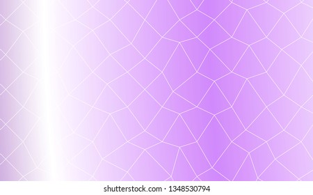 Abstract illustration with an elegant polygonal mesh . Bright background for poster, banner, flyer. Vector illustration. Creative gradient color