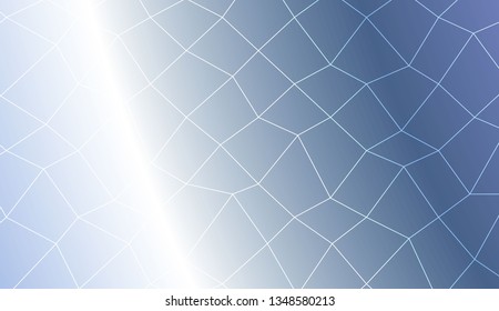 Abstract illustration with an elegant polygonal mesh . Bright background for poster, banner, flyer. Vector illustration. Creative gradient color