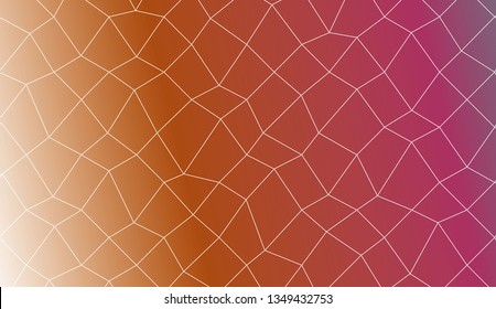 Abstract illustration with an elegant polygonal mesh . For your wallpaper, advert, banner, poster. Vector illustration
