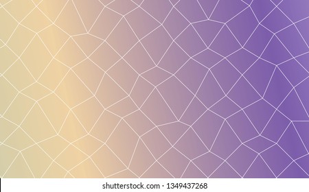 Abstract illustration with an elegant polygonal mesh . Texture for your design. Vector illustration. Creative gradient color