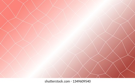 Abstract illustration with an elegant polygonal mesh . Bright background for poster, banner, flyer. Vector illustration. Creative gradient color