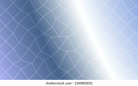 Abstract illustration with an elegant polygonal mesh . Bright background for poster, banner, flyer. Vector illustration. Creative gradient color