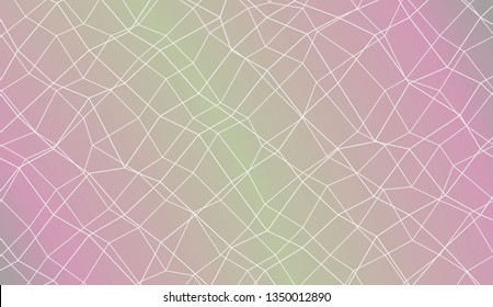 Abstract illustration with an elegant polygonal mesh . Texture for your design. Vector illustration. Creative gradient color