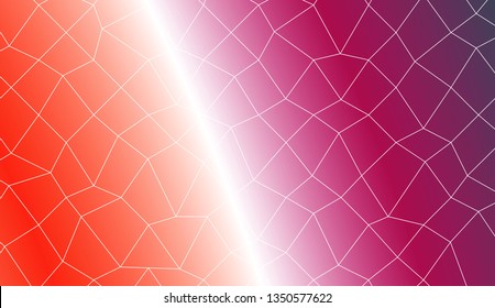Abstract illustration with an elegant polygonal mesh . Texture for your design. Vector illustration. Creative gradient color
