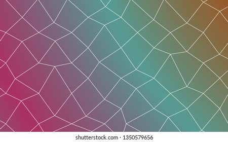 Abstract illustration with an elegant polygonal mesh . For your wallpaper, advert, banner, poster. Vector illustration
