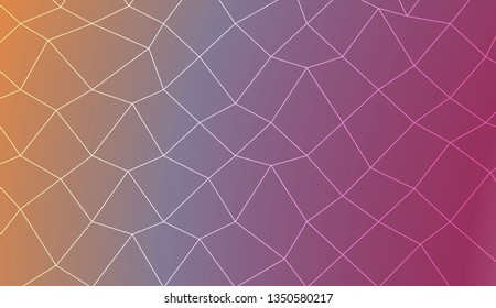 Abstract illustration with an elegant polygonal mesh . For your wallpaper, advert, banner, poster. Vector illustration