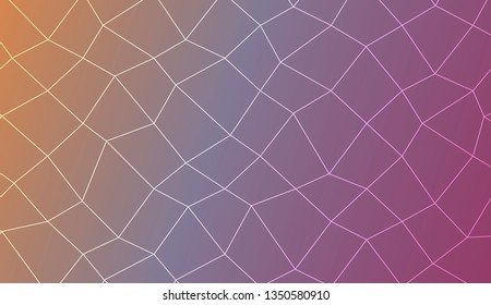 Abstract illustration with an elegant polygonal mesh . For your wallpaper, advert, banner, poster. Vector illustration
